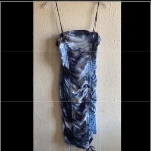 Ruched Tye Dye dress